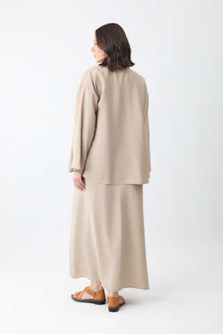 Beaded Jilbab Set Stone - 11