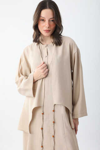 Beaded Jilbab Set Stone - 10