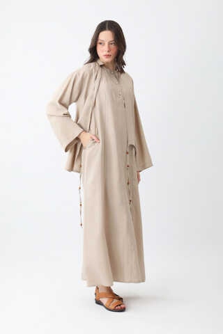 Beaded Jilbab Set Stone - 6