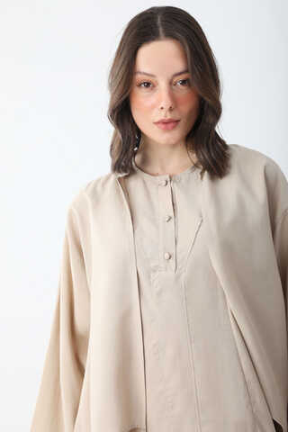 Beaded Jilbab Set Stone - 9