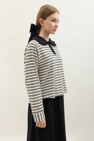 Bebe Yaka Etek Takım Ekru - 7