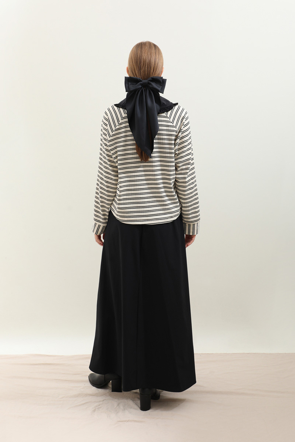 Bebe Yaka Etek Takım Ekru - 8