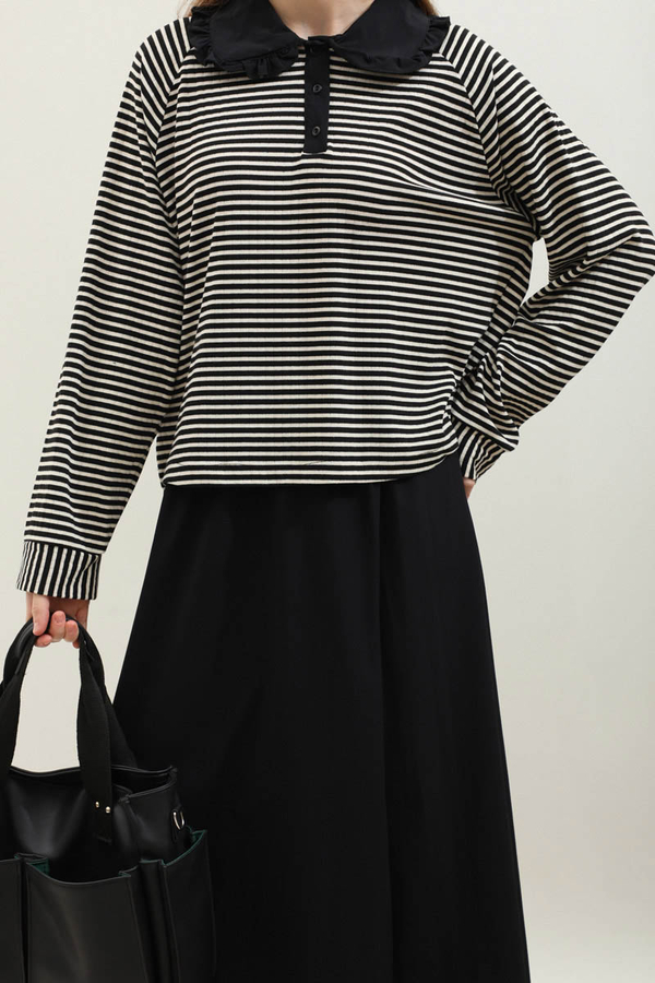 Bebe Yaka Etek Takım Siyah - 4