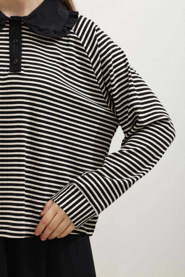 Bebe Yaka Etek Takım Siyah - 8