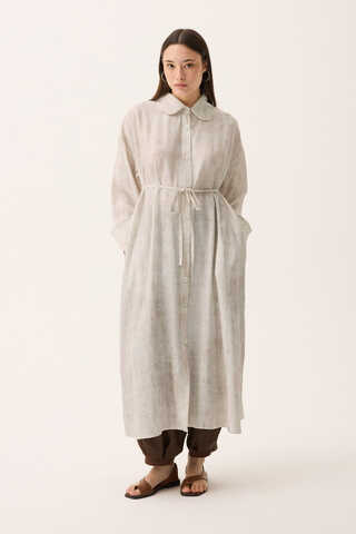 Bebe Yaka Tilbe Elbise Beyaz - 8