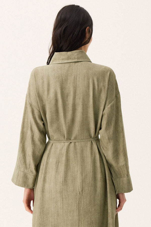 Bebe Yaka Tilbe Elbise Haki - 15