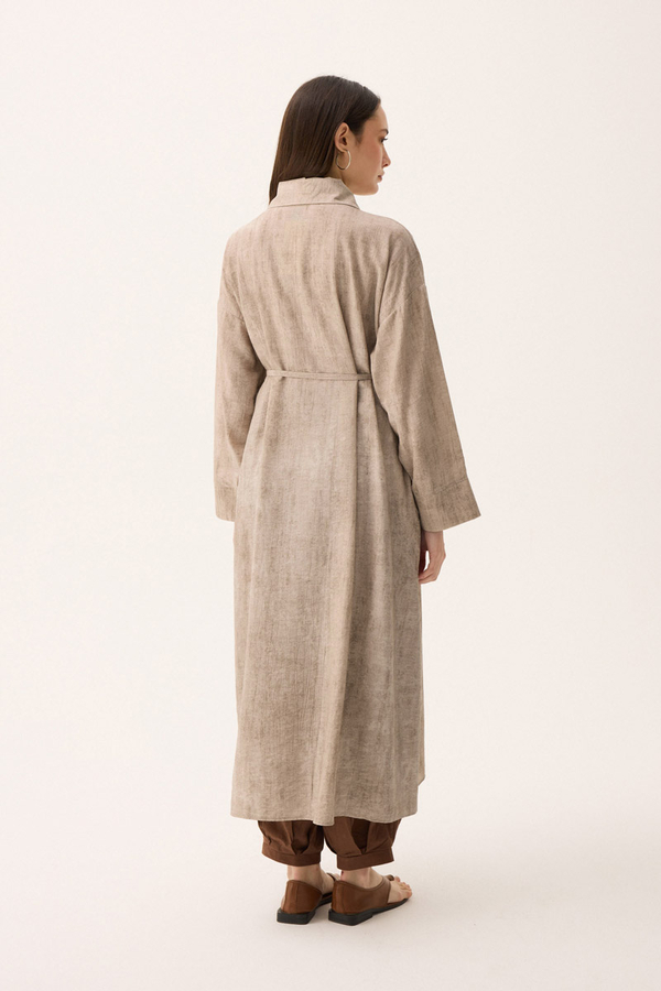 Bebe Yaka Tilbe Elbise Taş - 4