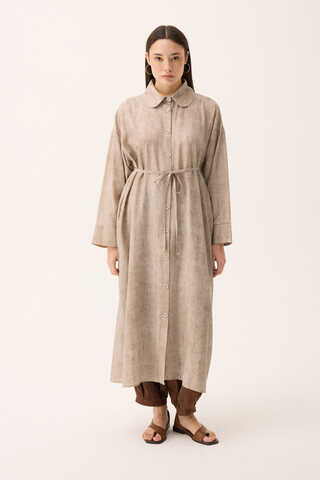 Bebe Yaka Tilbe Elbise Taş - 9