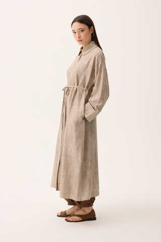 Bebe Yaka Tilbe Elbise Taş - 11