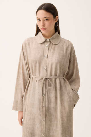 Bebe Yaka Tilbe Elbise Taş - 12