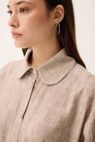 Bebe Yaka Tilbe Elbise Taş - 2