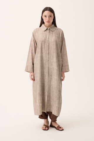 Bebe Yaka Tilbe Elbise Taş - 6