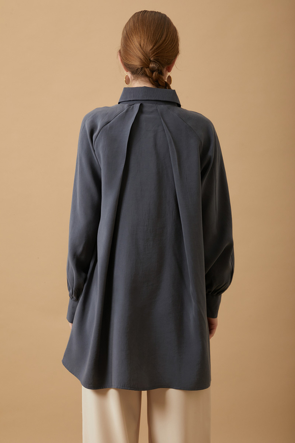 Belda Modal Shirt Anthracite - 4