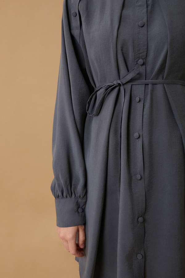 Belda Modal Shirt Anthracite - 10