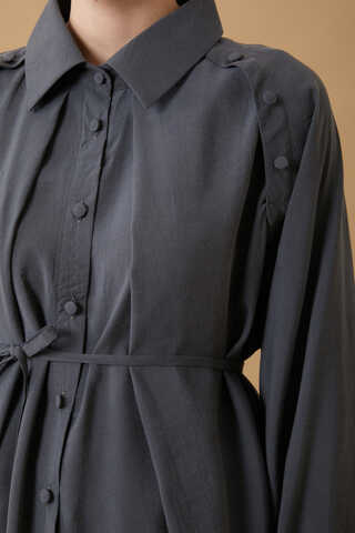 Belda Modal Shirt Anthracite - 2