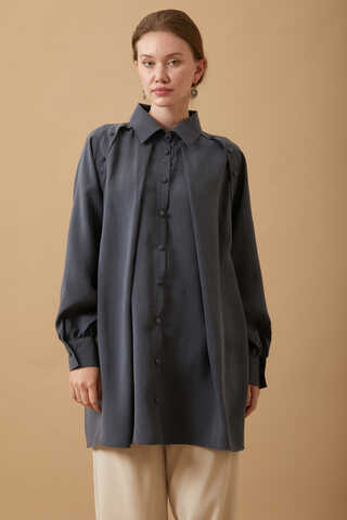 Belda Modal Shirt Anthracite - 1