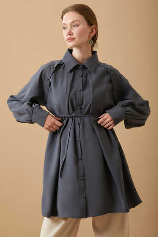 Belda Modal Shirt Anthracite - 7