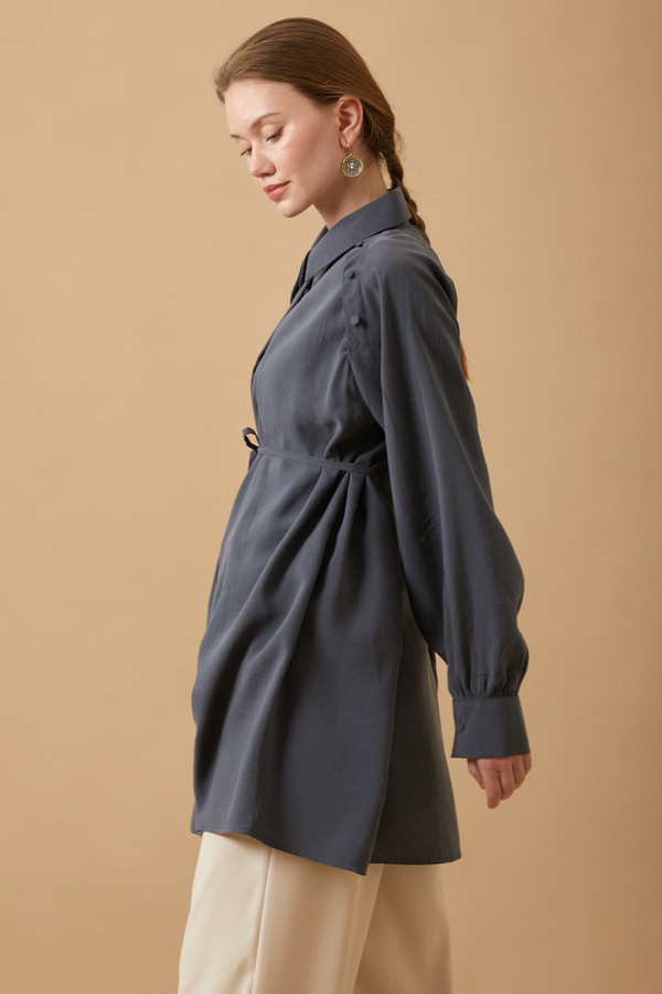 Belda Modal Shirt Anthracite - 9