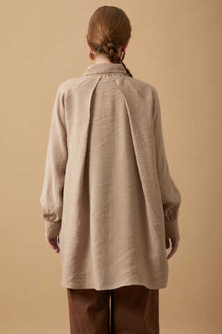 Belda Modal Shirt Beige - 9