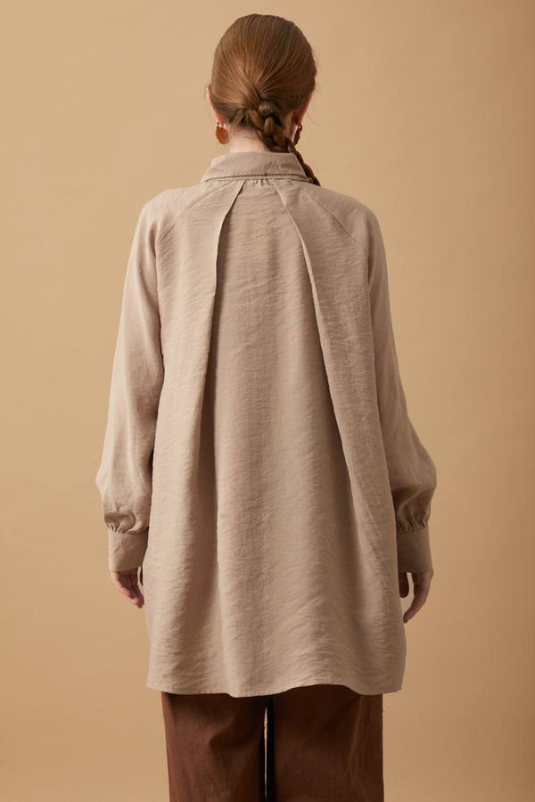 Belda Modal Shirt Beige - 9