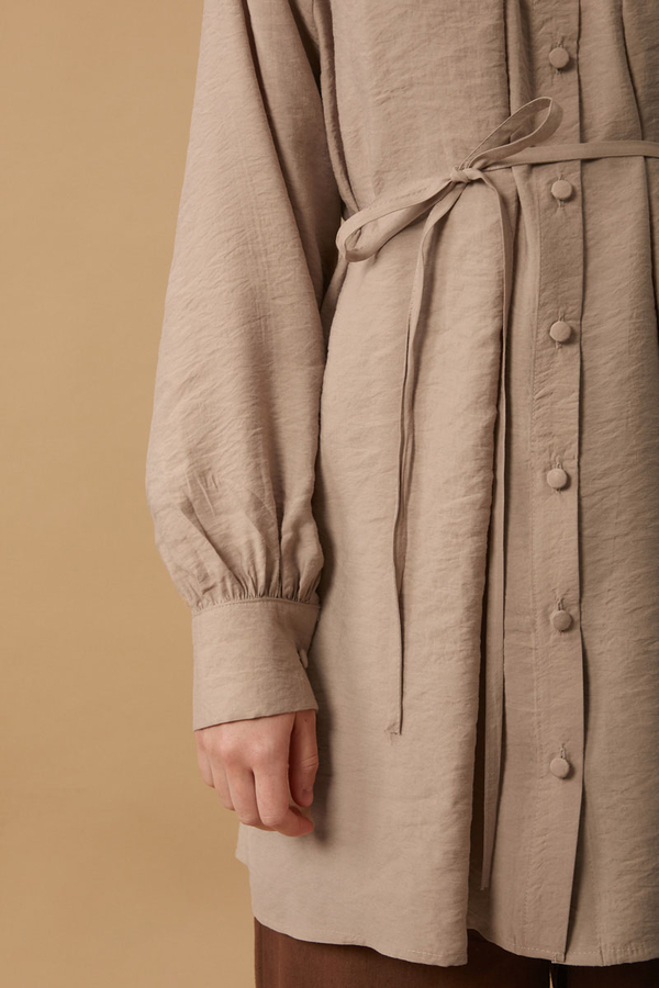 Belda Modal Shirt Beige - 6