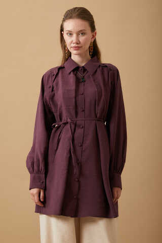 Belda Modal Shirt Burgundy - 3