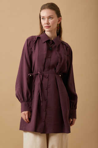 Belda Modal Shirt Burgundy - 1