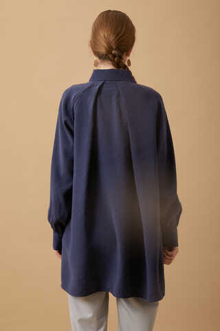 Belda Modal Shirt Navy Blue - 8