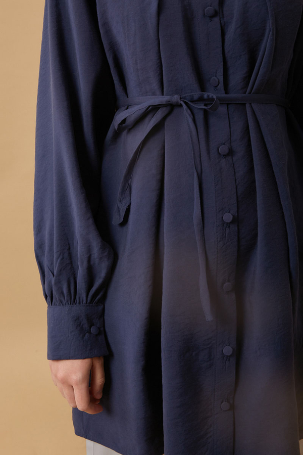 Belda Modal Shirt Navy Blue - 6