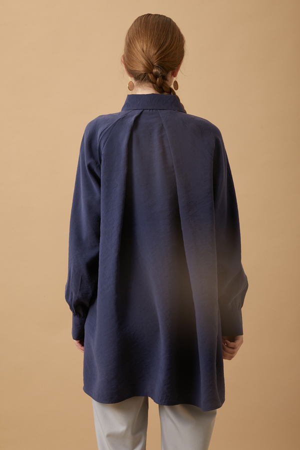 Belda Modal Shirt Navy Blue - 8