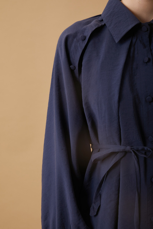 Belda Modal Shirt Navy Blue - 7