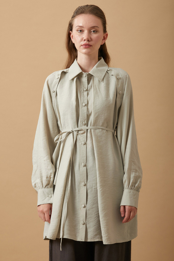 Belda Modal Shirt Stone 