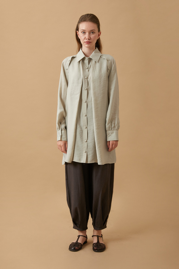 Belda Modal Shirt Stone - 2