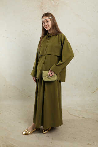 Krep Etek Takım Haki - 6