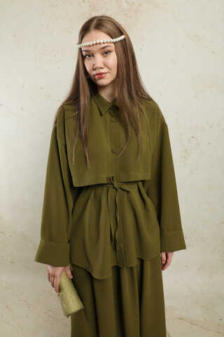 Krep Etek Takım Haki - 5