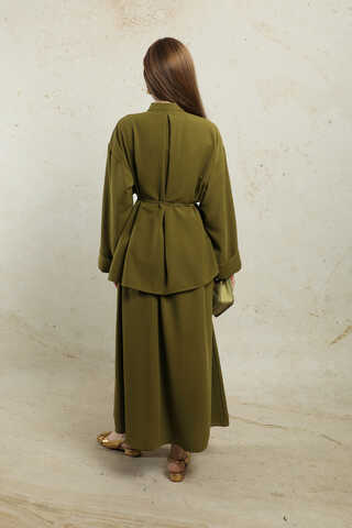 Krep Etek Takım Haki - 7