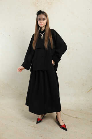 Krep Etek Takım Siyah - 4