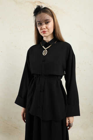 Krep Etek Takım Siyah - 3