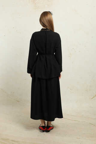 Krep Etek Takım Siyah - 6