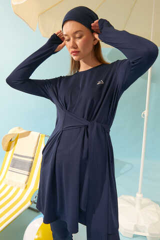 Belden Bağlamalı Mayo Takım Lacivert - 15