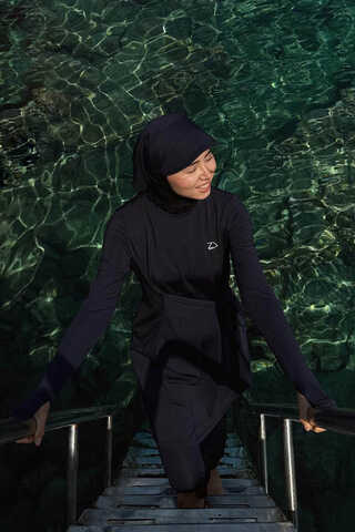 Belden Bağlamalı Mayo Takım Lacivert - 1