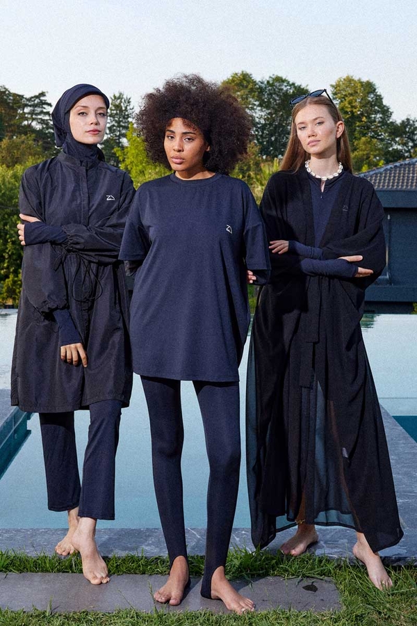 Belden Bağlamalı Uzun Pareo Siyah - 3