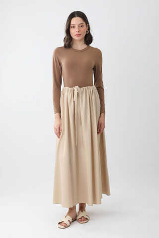 Beli Büzgülü Etek Taş - 1