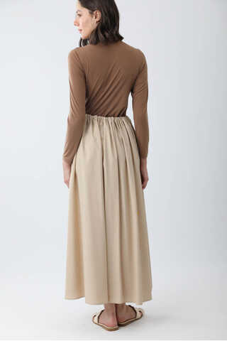 Beli Büzgülü Etek Taş - 10