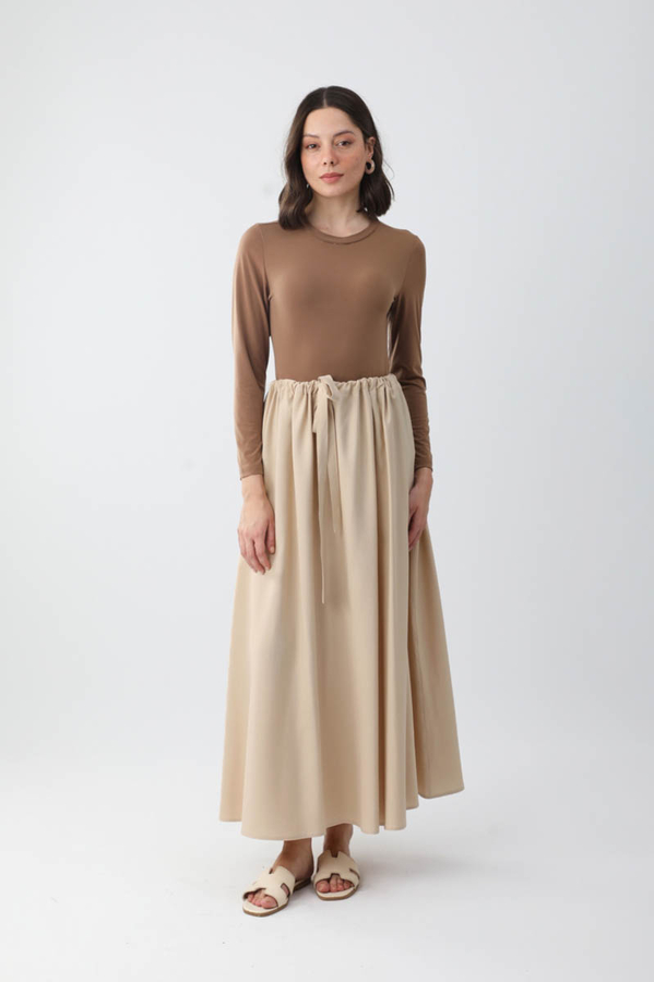 Beli Büzgülü Etek Taş - 3