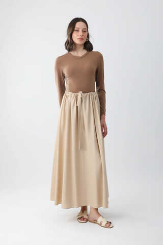 Beli Büzgülü Etek Taş - 4