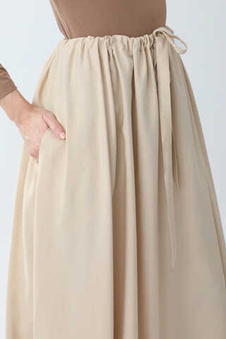 Beli Büzgülü Etek Taş - 7