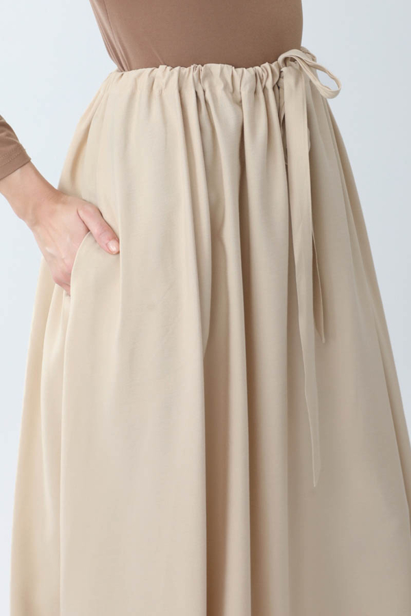 Beli Büzgülü Etek Taş - 7