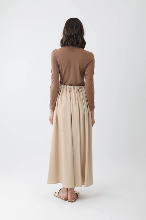 Beli Büzgülü Etek Taş - 9