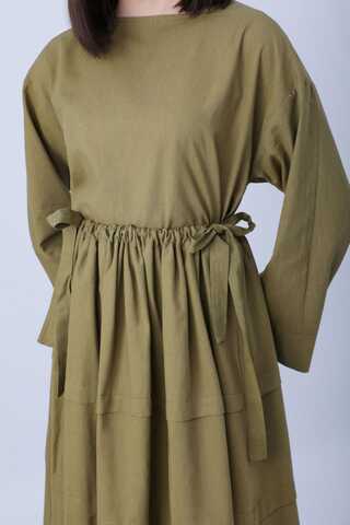 Beli Tünelli Etek Takım Haki - 15